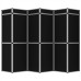 18-Panel Folding Exhibition Display Wall 362x200 cm Black