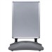A1 Waterbase Poster Stand Grey Aluminium Alloy