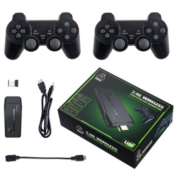 M8 32GB Gaming Stick with Dual Wireless GamepadS 3000+ Games Pre-installed