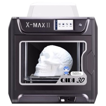QIDI X-MAX 2 3D Printer, Industrial Grade, 5 Inch Touchscreen, WiFi Function, Filament Runout Sensor, Resume Printing, High Precision Printing with ABS/PLA/TPU, Flexible Filament, 300x250x300mm