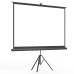 Bomaker 100-Inch Projector Screen with Stand 160 Degree View Angle 1.1 Gain 16:9 Premium White PVC
