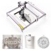 ATOMSTACK A5 PRO+ 5.5-6W Laser Engraver Cutter, Compressed Spot, Cuts 12mm Arcylic 15mm Wood, One Key Shutdown, 410*400mm
