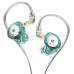 KZ EDX Pro In Ear Wired Earphones HiFi Bass Monitor Headset Noise Cancelling with Mic- Cyan