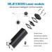 NEJE E30130 5.5-7.5W Laser Module Kit 1, Built-in Air Assist, 0.06*0.06mm Focus Spot, 20mm Fixed Focus