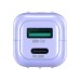 ZENDURE SuperMini 5K 5000mAh 20W Portable Power Bank,  X-Charge Mode, ZEN+2.0 Technology, 1 x USB-C, 1 x USB-A, Purple
