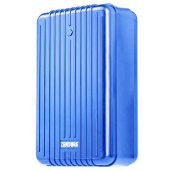 ZENDURE SuperTank 26800mAh/100W PD Portable Power Bank, Fast Charging, Ultra-High Capacity, Wide Compatibility - Blue