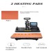 SHUOHAO 5 in 1 Heat Press Machine, 12*15in, for Cap/Bag/Mouse/Pad/Phone Case/Tape/Stickers/Mug/Plate/Puzzle/T-shirts