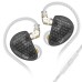 KZ AS16 Pro Wired Earphone In-Ear Balance Armature for Sports with Microphone - Black