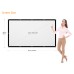 apeman 100 inch HD Portable Projector Screen,16:9 HD 4K Foldable Anti Crease Thick Projection Screen, 160 Degree Viewing