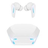M10 TWS Wireless Gaming Headset 40ms Low Latency Bluetooth 5.0 Sports Waterproof Noise Cancelling Headphones - White