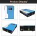 DAXTROMN 3500W Off Grid Solar Inverter, 24V DC 100A MPPT Solar Charger, 450V DC PV Input, External WiFi Antenna