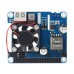 Waveshare Power Over Ethernet HAT (C) for Raspberry Pi 3B+/4B, 802.3af/at-Compliant, 56.5 x 65mm
