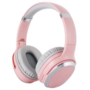 SODO SD-1012 TWS Music Headset Bluetooth 5.1 Chip High Fidelity Sound Quality Foldable Headset Support TF Card - Pink