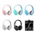 SODO SD-1011 Double Bass Smart Bluetooth Headset HiFi Sound, Bluetooth 5.1, Adjustable Tie - Pink
