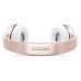 SODO MH3 2-in-1 Wireless Bluetooth On-Ear Headphone and Twist Out Bluetooth Speaker, Bluetooth 5.1 Support TF Card - Rose Gold