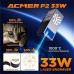 ACMER P2 33W Laser Cutter, Engraving at 24000mm/min, Ultra-silent Auto Air Assist, 0.08*0.1mm Compressed Spot, Cut 25mm Acrylic, iOS Android App Control, 420*400mm