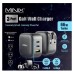 MINIX P1 GaN Quick Charger 66W Max Output, 1*USB-A, 2*USB-C Ports