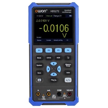 OWON HDS272 2 in 1 Digital Oscilloscope Multimeter, 70MHz Bandwidth, 250MSa/s Sampling Rate, 20000 Counts - AU Plug