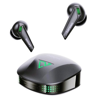 Lenovo XT85 Second Generation True Wireless Gaming Headset, Bluetooth 5.3, Low Latency, HD Call, Auto Connect