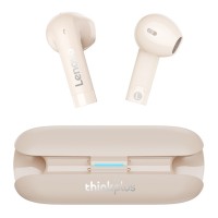 Lenovo TW60 TWS Earbuds, Bluetooth 5.3, Noise Reduction, All-Day Battery Life, Dual HD Mic - Gold