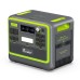 FOSSiBOT F2400 Portable Power Station, 2048Wh LiFePO4 Battery 2400W Output Solar Generator, 16 Output Ports, Input Power Adjustment Knob, Bidirectional Inverter - Green
