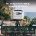 EcoFlow RIVER Max Plus Portable Power Station, 720Wh Detachable Battery Solar Generator, 600W AC Output, 10 Outlets, App Control, Charge to 80% in 1 Hour