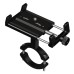 Aluminum Alloy Phone Holder for KUGOO S1 and KUGOO S1 Pro Folding Electric Scooter Bicycle - Black
