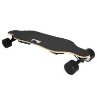 SYL-06 Electric Skateboard Dual 350W Motors 4000mAh Battery Max Speed 35km/h With Remote Control - Black