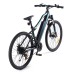 BEZIOR M1 Electric Bike 48V 12.5Ah Battery 250W Brushless Motor 27.5 inch Tire Aluminum Alloy Frame Shimano 7-speed Shift Max Speed 25km/h 80KM Power-assisted mileage Range 5 inch Smart LCD Meter IP54 Waterproof - Black Blue
