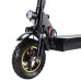 OBARTER X1 Folding Electric Sport Scooter 10" Off-road tire 500W Brushless Motor 48V 20Ah Battery BMS 3 Speed Modes Dual Disc Brake Max Speed 55KM/h LED Display 40-50KM Long Range - Black