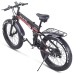 GUNAI MX01 1000W 48V 12.8Ah 26'' Electric Bicycle 40km/h Max Speed 40-50km Mileage Range 150kg Max Load - Red