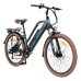 Bezior M2 Pro Electric Moped Bike 500W Motor 100km Range 12.5Ah Battery 26*2.125'' Wheels 25km/h Max Speed - Black