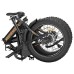 AOSTIRMOTOR A20 Folding Electric Bike 20*4.0 Fat Tire 36V 13Ah Battery 500W Motor 40km/h Max Speed - Black