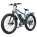 AOSTIRMOTOR S07-F Electric Bike 26*4.0'' Fat Tire 48V 13Ah Battery 750W Motor 7 Speed Shimano Gear - Ocean Blue Camo