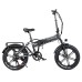 SAMEBIKE XWLX09 20 Inches Fat Tire Electric Bike 500W Motor 25-35km/h Max Speed 80-90km Max Mileage Black