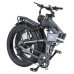 BURCHDA R5 Pro Folding Electric Bike 26*4.0 Inch Fat Tire 1000W Motor 50Km/h Max Speed 48V 15Ah Battery for 60km Range Double Shock Absorbers - Grey