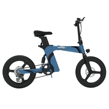 Z7 Electric Bike for Commuting 20 Inch Tires 350W Motor 32km/h Max Speed, Dual 36V 8Ah Batteries, Disc Brakes, 120kg Load - Blue