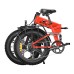 ENGWE X Folding Electric Bike 20*4.0 Inch Chaoyang Off-Road Fat Tires 250W Motor E-Bike 48V 13Ah Battery 25Km/h Max Speed 100KM Range Dual Disc Brake 150KG Max Load - Red