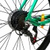 AVAKA R3 Electric Bike 700C*40C Inches Wheel 36V 350W Motor 12.5Ah Battery 32km/h Max Speed 70km Range Shimano 7-Speed Gear 120kg Load - Green