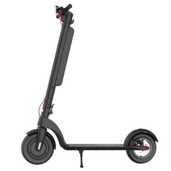 AOVO X8 Electric Scooter 10 inch Tire, 36V 10Ah Battery 350W Motor, 25km/h Max Speed 30-48km Range, 3 Speeds, Removable Battery, Black
