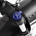 KAISDA K2P PRO Folding Electric Moped Bike 20*4.0 Inch Fat Tire Bafang 750W Motor 48V 15Ah Battery 25Km/h Speed Shimano 7 Speed 130KG Max Load - Orange Blue