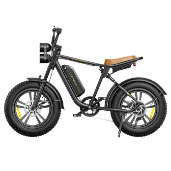 ENGWE M20 Electric Bike 20*4.0'' Fat Tires 750W Brushless Motor 45Km/h Max Speed 48V 13Ah Battery 75KM Range Double Disc Brake Shimano 7-Speed Gears Dual Shock Systems - Black
