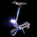 Halo Knight T108 Pro Electric Scooter 11'' Off-Road Tire 3000W*2 Motors 95Km/h Max Speed 60V 38.4Ah Battery 80KM Range 200KG Max load Front & Rear Turn Signal IPX4 Waterproof Dual Hydraulic Brakes Electric Brake