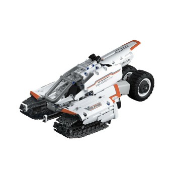 Building Blocks Flying Fish Shuttle Crawler Car Jupiter Dawn Series Sci-Fi Kids Puzzle Toy