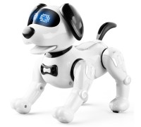 JJRC R19 Remote Control Robot Dog Toy Interaction RC Robotic Stunt Puppy Educational Toy for Kids - White