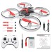 Flytec T22 Cool LED Breathing Lights RC Drone Altitude-Hold Remote Control Drone 3D Rolling - Red