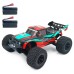 JJRC Q123 1: 10 Racing Car Field Pickup Brushed 4WD RTR RC Truck High Speed Off-Road - Red & Green
