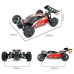 JJRC Q126 1/10 Racing Car Buggy Brushed 4WD RTR RC Car High Speed Off-Road with 2 Batteries - Red