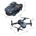 JJRC H106 4K Camera All-Round Obstacle Avoidance Foldable RC Drone Dual Camera Two Batteries - Black