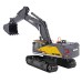 HUINA 1592 Large RC Excavator Simulation Alloy Toy Multi-functional with Remote Control